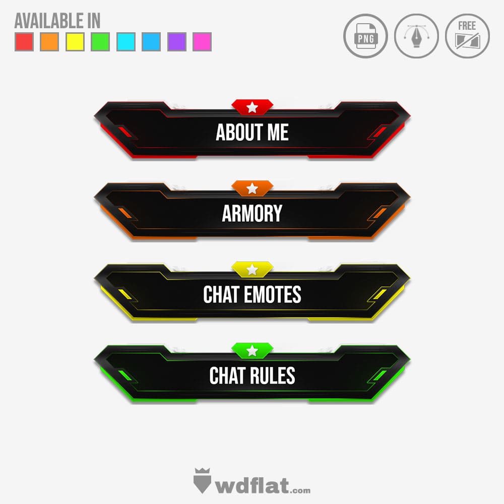 Twitch Overlay Panels And Youtube Template It S Free