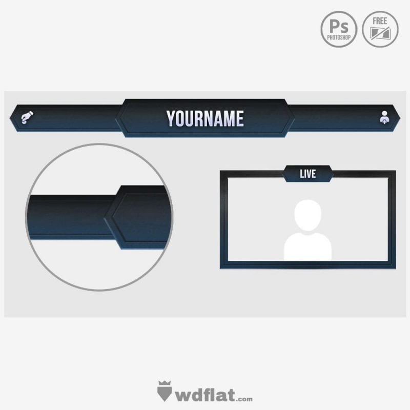 Techy Stream Overlay | Twitch and Youtube Templates