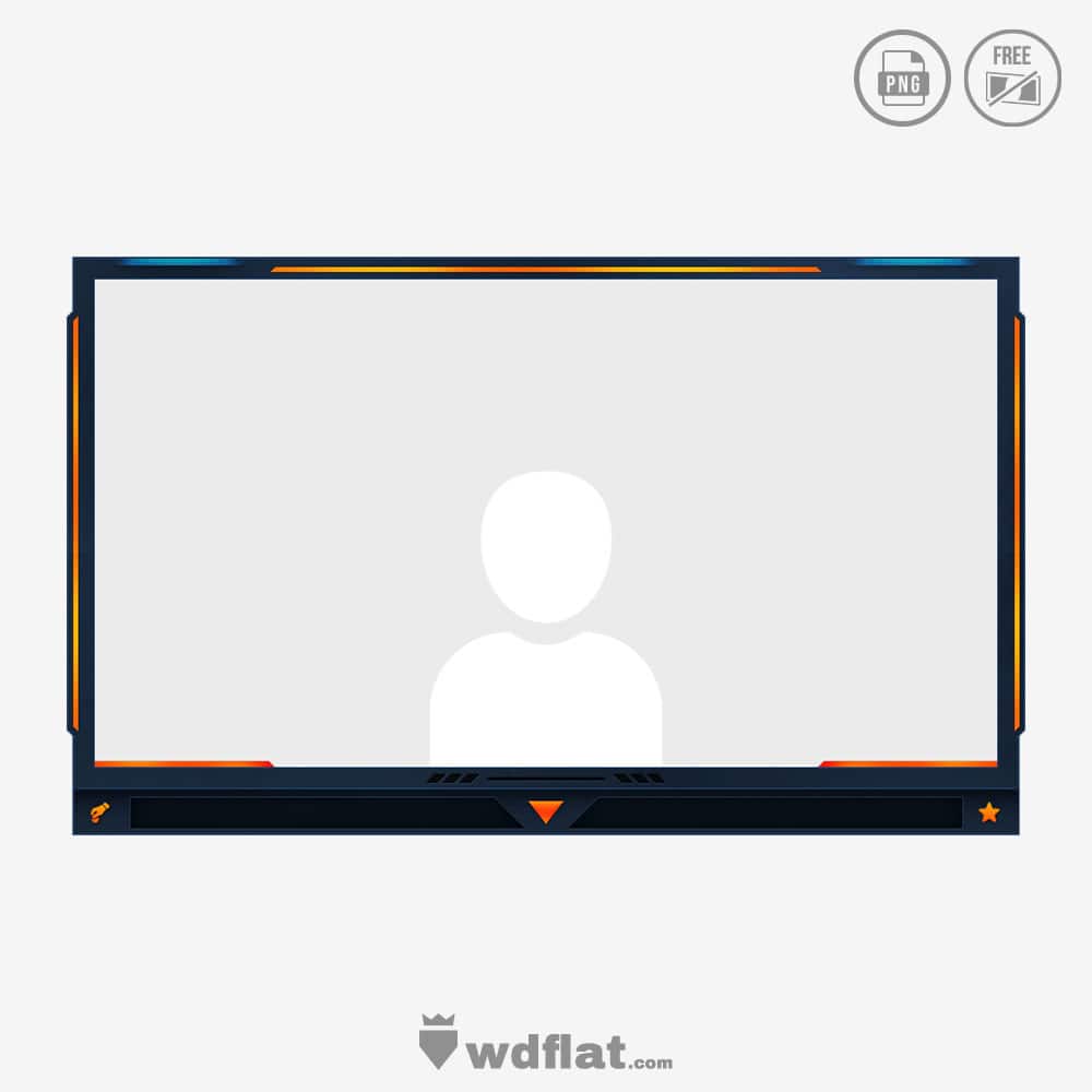 Devotion - streaming border facecam photoshop template