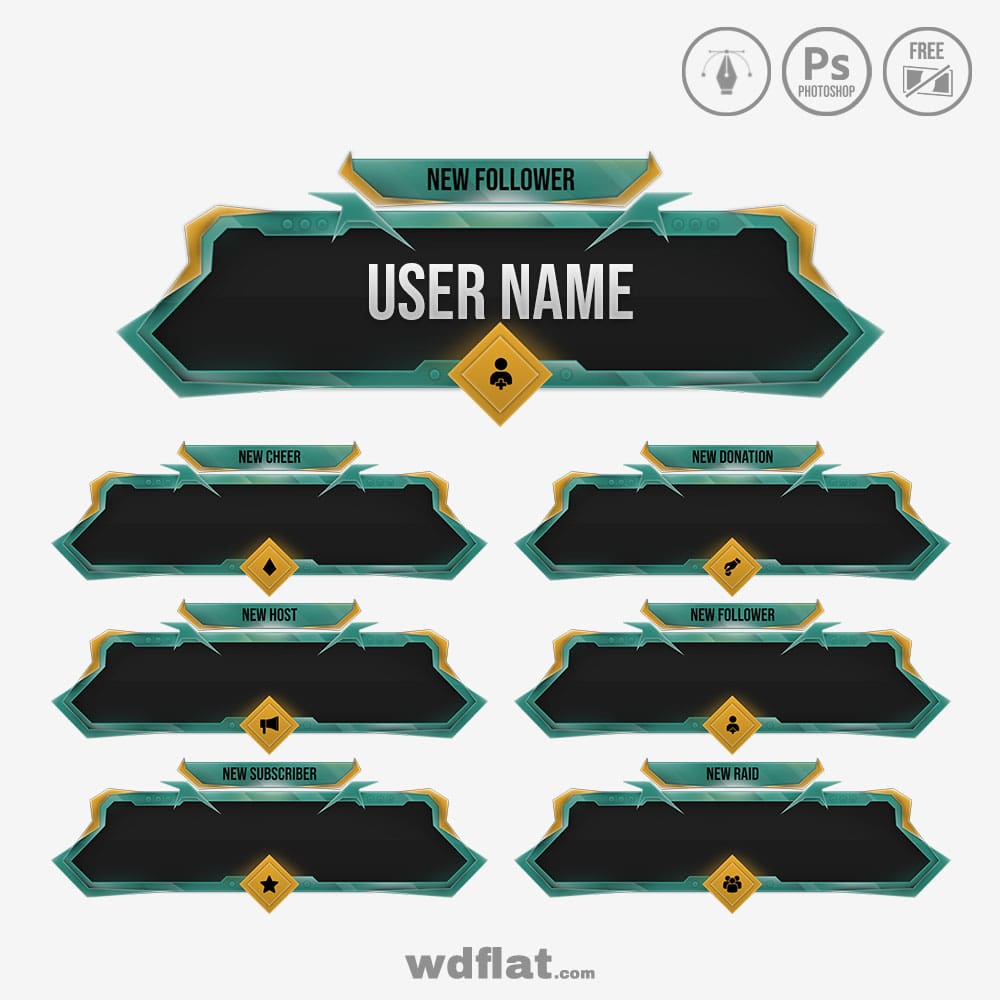 GreenSky-Alerts-for-livestreaming-template-free