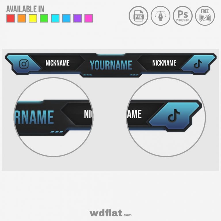 Twitch Overlay, Panels and Youtube Template | It’s FREE!