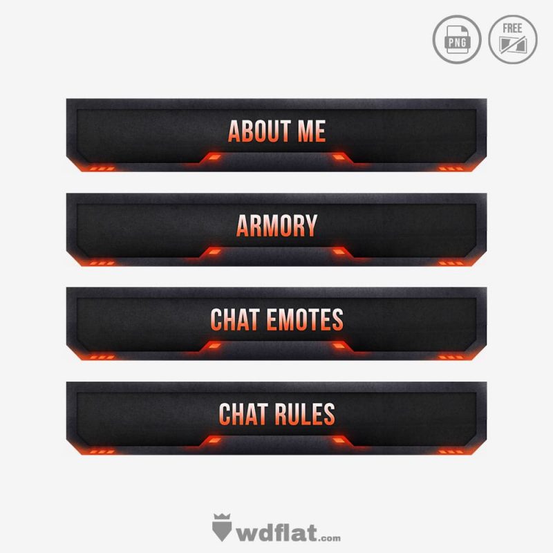 Panels (twitch) | Twitch and Youtube Templates