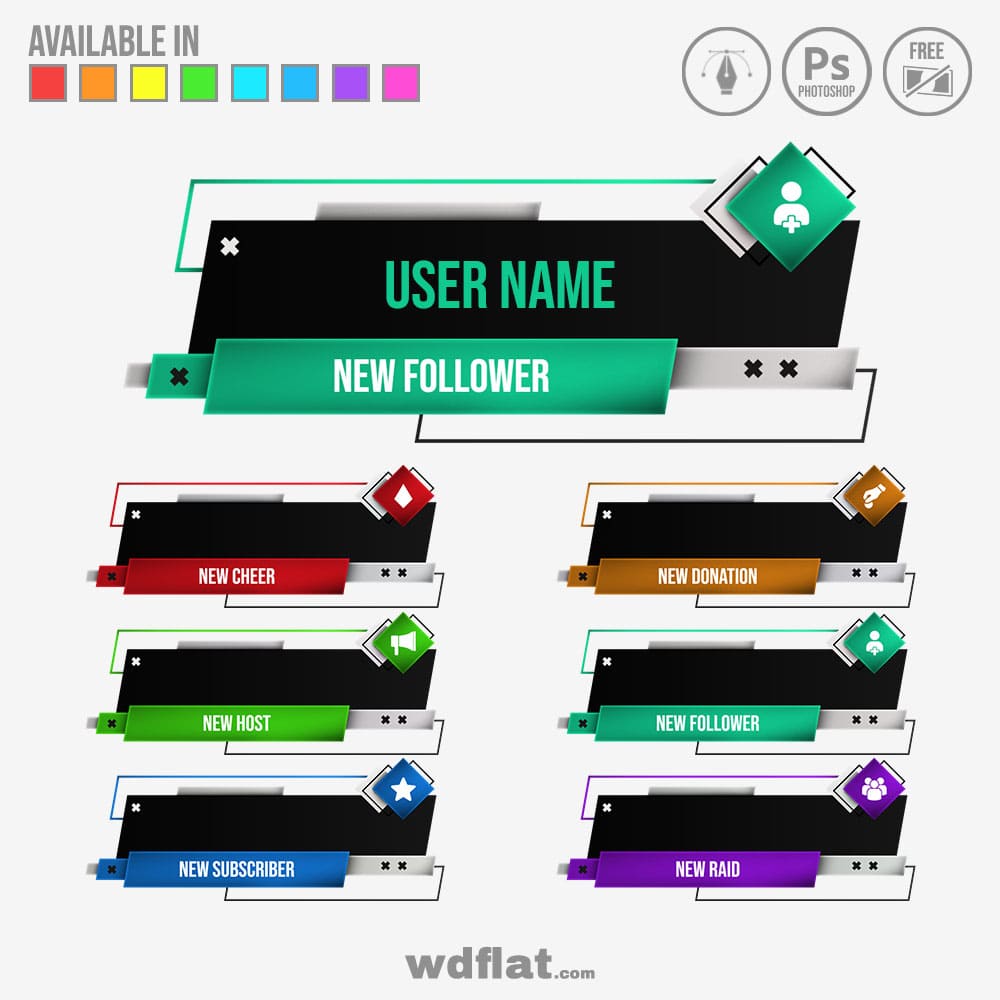 ModernLine Alerts Template Free Download