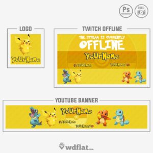 Fortnite Banner And Logo Twitch And Youtube Templates - pokemon rebrand banner and logo templates