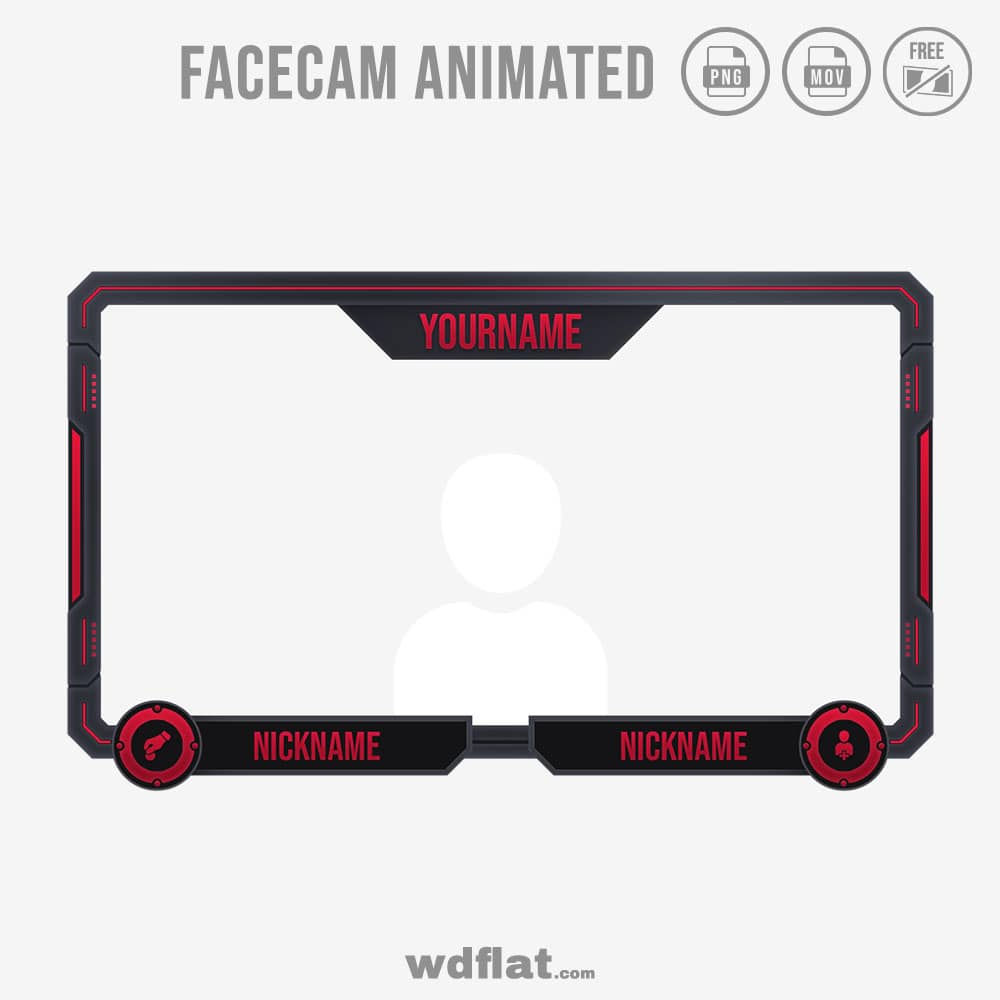 StrongLine Facecam Animated Template