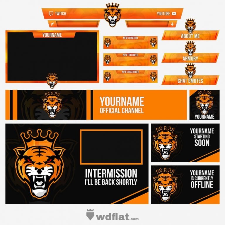 Thunder Strike | Twitch and Youtube Templates