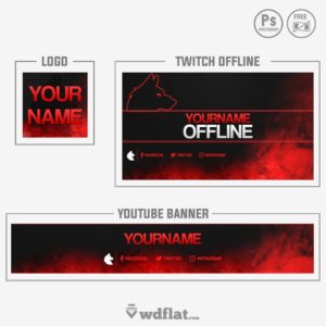 Logo - Twitch - Youtube | Twitch and Youtube Templates