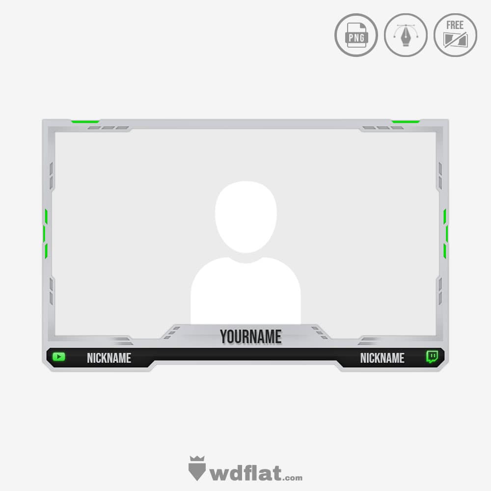 Wrathful Visage - online facecam template
